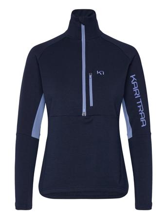 Emma Long Sleeve Sport Sport Clothing Sport Fleeces & Midlayers Navy Kari Traa