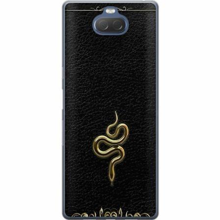 Sony Xperia 10 Plus Genomskinligt Skal Guld Orm