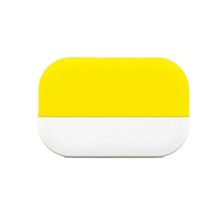 Bluetooth 5.2 Højttaler Trådløs Knogleledning Musikboks Under Pude (Gul)