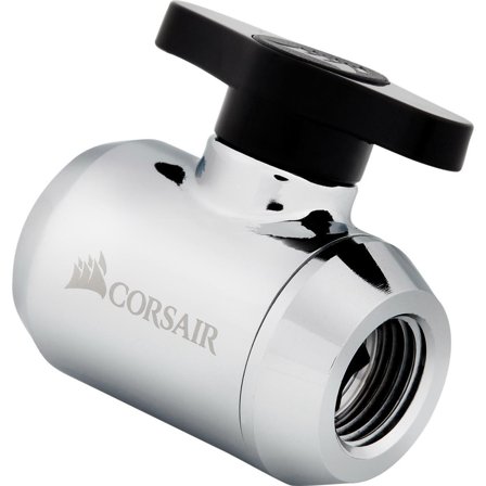 Corsair Hydro X Series XF Ball Valve - manuell kuleventil for væskekjølesystem