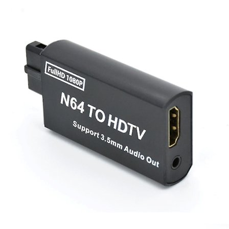 N64 - HDMI-muunnin HD 1080P pelikonsoli N64 - HD-TV-sovitin Plug and Play N64/SNES/NGC/SFC:lle 3,5 mm ääniliitännällä