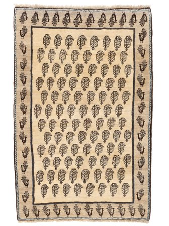 Hand Knotted Persian Gabbeh Persia Fine Rug 165X248 Brown/Orange