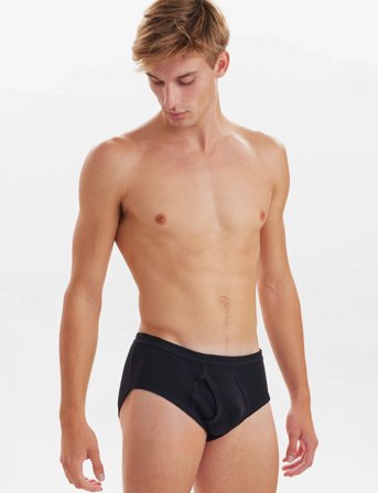 JBS Jbs Briefs With Fly Original - Black - XXXL