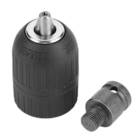 2-13mm Nøglefri Borepatron 1/2"-20unf Med 1/2? patronadapter Til Slagnøgle