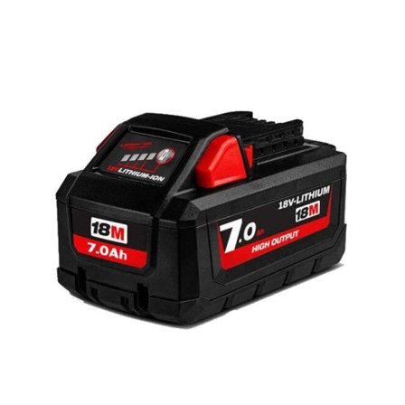 18V Milwaukee M18 Akku M18B6 XC 7.0 Ah Li-Ion 48-11-1860 48-11-1852 tai laturi