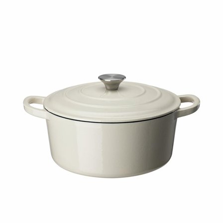 Sabor Basic Støpejernsgryte Krem 4,2L