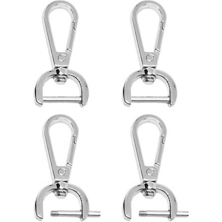4 st Swivel Snap Hooks för Väskor, Affärsväska Tillbehör, DIY och Utbytbara Axelband, Lägg till en Praktisk och Snygg Touch till Handväskor och