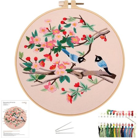 Broderikit for voksne nybegynnere, broderikit