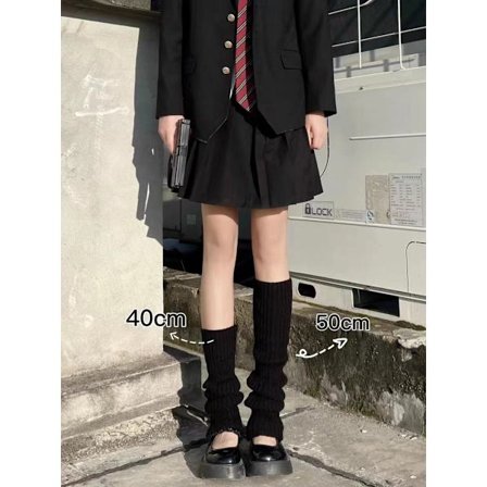 Strumpor ärmar höst vinter värme tubstrumpor Y2K luggstrumpor