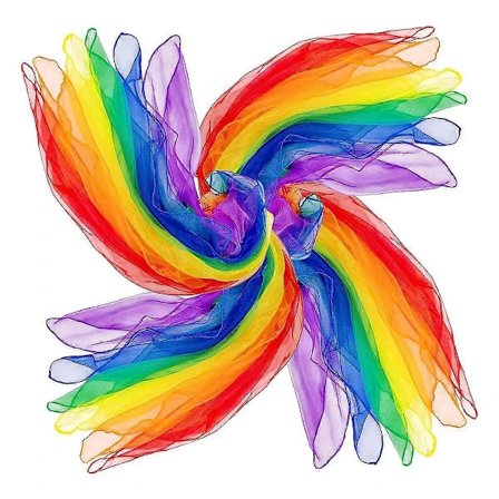 24 kpl Jonglöörishuiveja Lapsille Tanssimusiikki Huivi Värikkäät Huivit Liikehuivit Rytmihuivit Lapsille Liike[YDE]