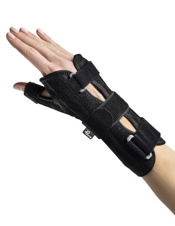 Pavis P-Fix + Polsiera Steccata Con Supporto Pollice Colore Nero