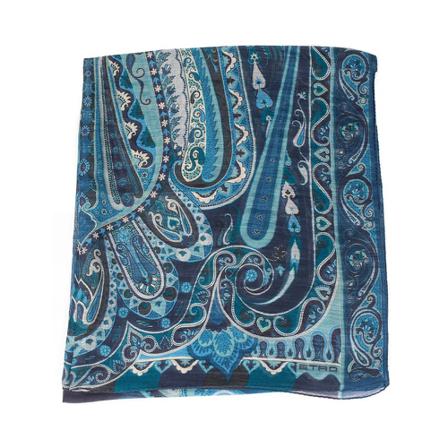 Etro Scarv , Blauw , Dames , Maat: ONE Size Sjaals