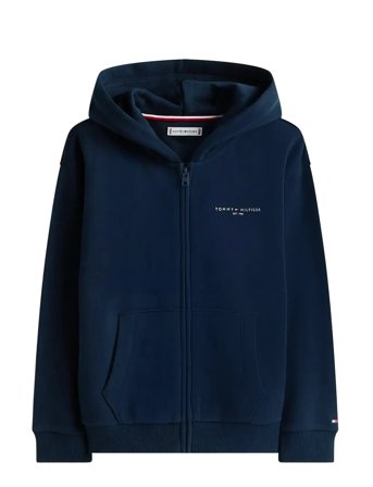 Tommy Hilfiger Mini Corp Zip Through Hoodie - Navy - 164