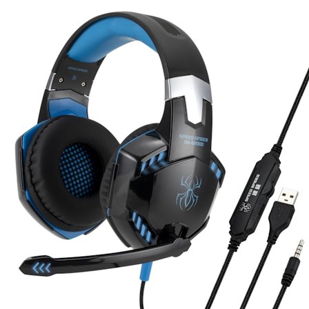 G2000 Stereo Gaming Headset för Controller, Brusreducerande Over-Ear Hörlurar med Mikrofon (1 st)(Stil 4)