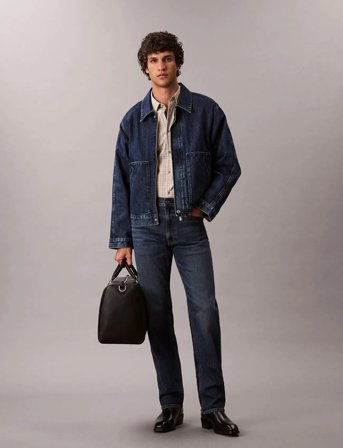 Calvin Klein Jeans Stndrd Strght Oil Slick Jean - Blue - 32 x 34