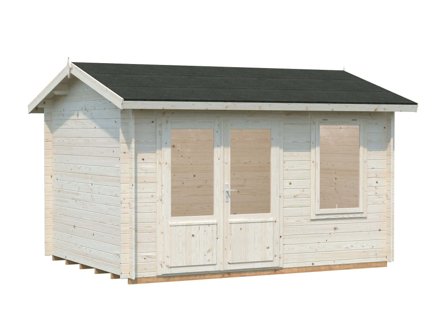 Palmako Iris Stuga 9,9 m²/inv. 9,6 m², obehandlad, Stugor & förråd