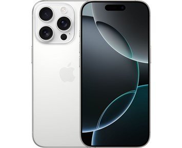 Apple iPhone 16 Pro - 128GB - White Titanium - Refurbished - Refurbished iPhone 16 Pro – 128 GB