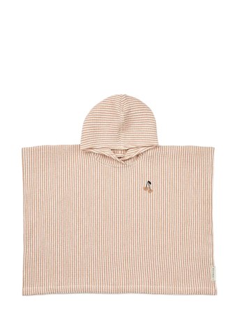 Liewood Paco Poncho Embroidery - Pink - 5/6Y