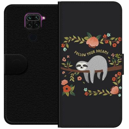 Xiaomi Redmi Note 9 Plånboksfodral Sloth Of Wisdom