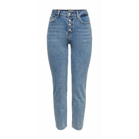 Only Straight Jeans Blå, Dame, Størrelse: W26 L32