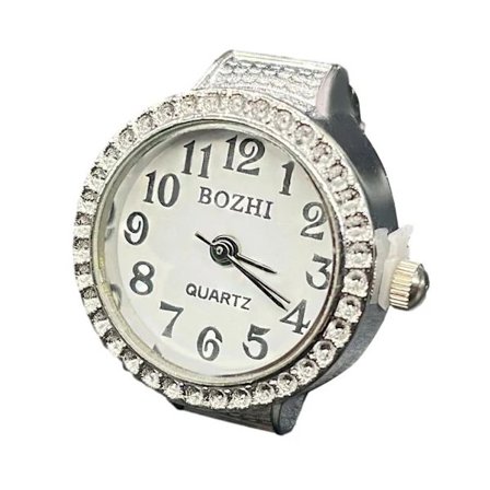 Digital Klockring VIT Vit