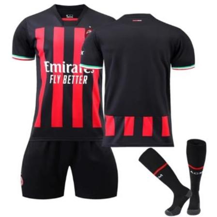 AC Milan hjemmefodboldtrøje træningsoverall 22/23 - Unnumbered 12-13 år