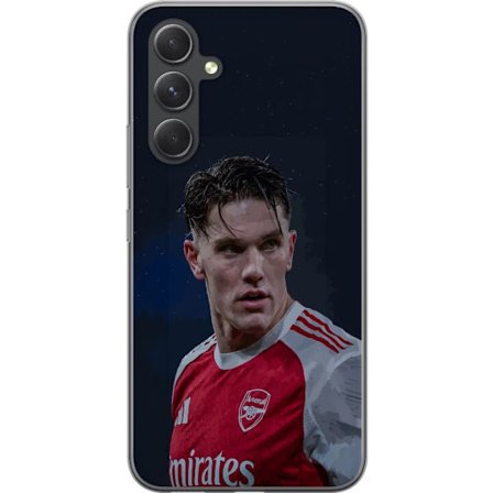 Kompatibel Mobilcover til Samsung Galaxy A55 Pastelfarvet regnbue med hvide stjerner og blød farveovergang i drømmehimlens design