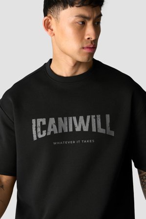 ICANIWILL - Revive T-shirt Print Men Black- Træningstrøje - Herrer - Træningstøj fra ICIW