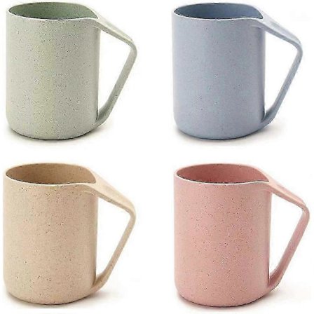 Miljøvenlige hvedestråskopper, holdbare og biologisk nedbrydelige, perfekte til indendørs eller udendørs arrangementer