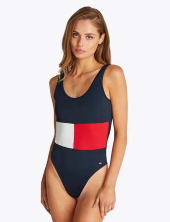 Tommy Hilfiger One Piece (Ext Sizes) - Navy - M