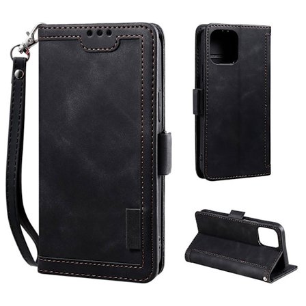 Suburbian läder iPhone 13 Mini fodral - Svart