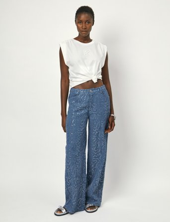 Dante6 D6Phoebe Straight Jeans - Blue - M