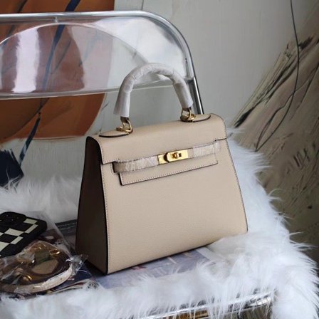 Handgjord Aprikos Medium Axelväska Crossbody för Kvinnor Storlek 25x10x19 Aprikos Medium storlek: 25*10*19