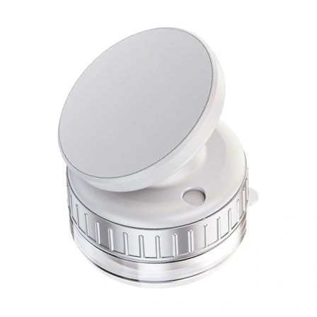 Elektrisk Vakuum Magnetisk Suge Telefonholder med Stærk Sugekop til Navigation Chauffør Passager Nem Installation Hvid