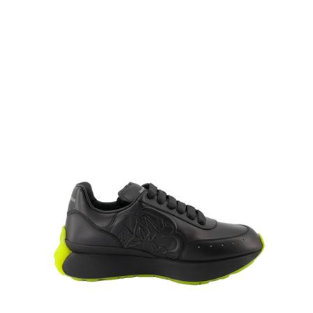 Alexander McQueen, Sprint Runner Sneakers Zwart, Heren, Maat:40 EU