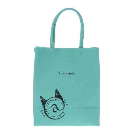 Tiffany & Co. Pre-owned, Pre-owned Tote Bags Blauw, Dames, Maat:ONE Size,leather