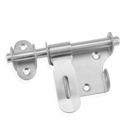 Skydebolt lås lås rustfrit stål dørbolt bolt lås hængelås