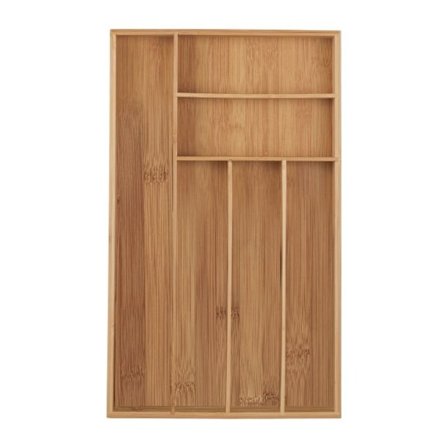 Bestikæske bambus 6 rum