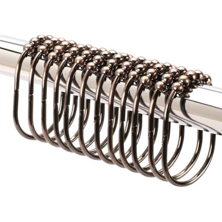 Duschdraperiringar Badrumstillbehör Duschstång med klämma för upphängning av gardinstång utan borrning Badrumstillbehör.