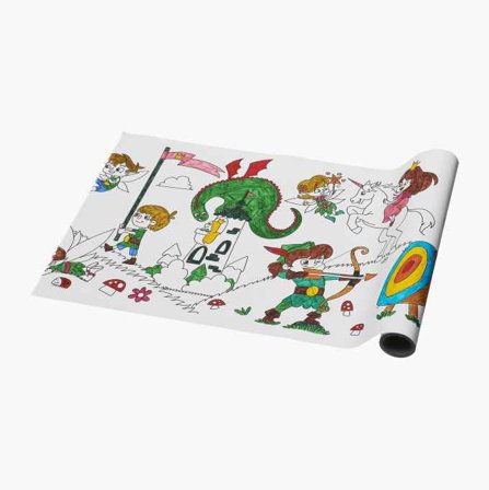 Ritpapper på rulle sagoland 4 m