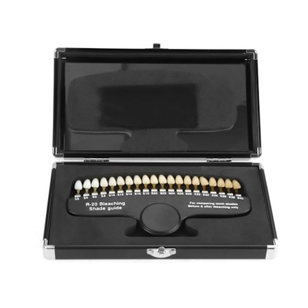 20 Farger Tannbleking Fargeguide med Speil