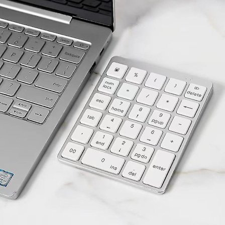 N970 Pro Oppladbart Bluetooth Numerisk Tastatur 28-tasters Lys