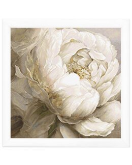 Broderikit Tavla Vitt Blomster - LetiStitch