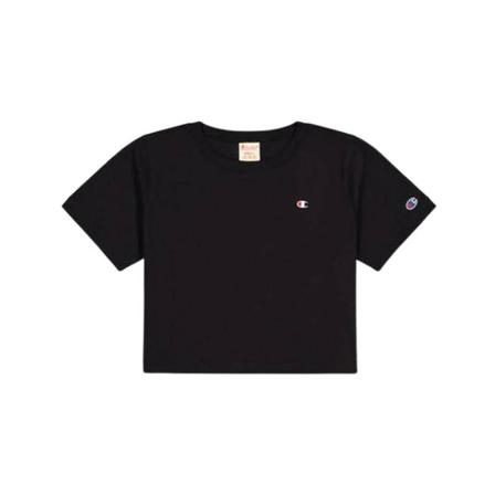 Champion, Crewneck Crop Top 112731 Kk 001 Czarny, Kobieta, Rozmiar: L
