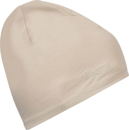 Bergans Women's Cotton Beanie Unisex beanies Beige OneSize