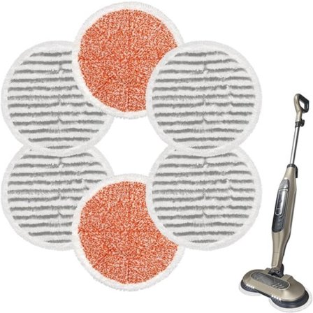 6-Deler - Passer for Shark Serie S7000 S7000AMZ S7001 Mikrofiber Rengjøringsputer - Erstatningsputer