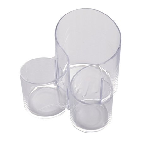 Skrivebordsopbevaring til makeupbørster, S-type, transparent penholder, enkel opbevaring af skrivematerialer