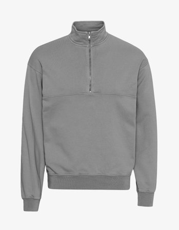 Organic Quarter Zip - Storm Grey - XL