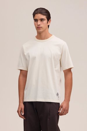 NN.07 Jett T-Shirt Herre Hvid Økologisk Bomuld