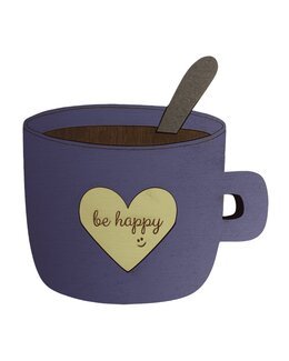 Oppbevaringseske Perler Lilla - Kind Fox by Wizardi